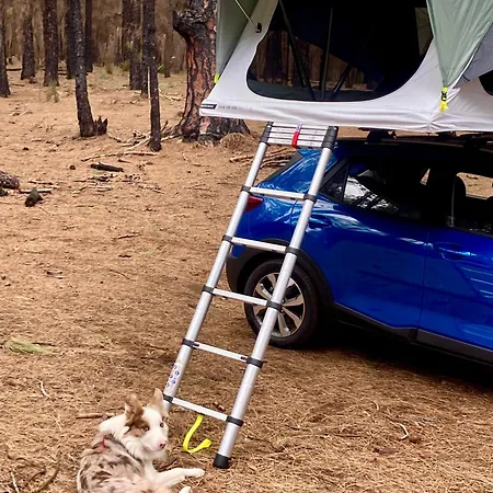 Rooftop Tent - The Views Of The Island 캠프장 Radazul
